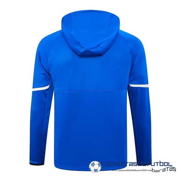 adidas Chaqueta Con Capucha Adidas Equipación 2023 Azul Blanco - Image 2