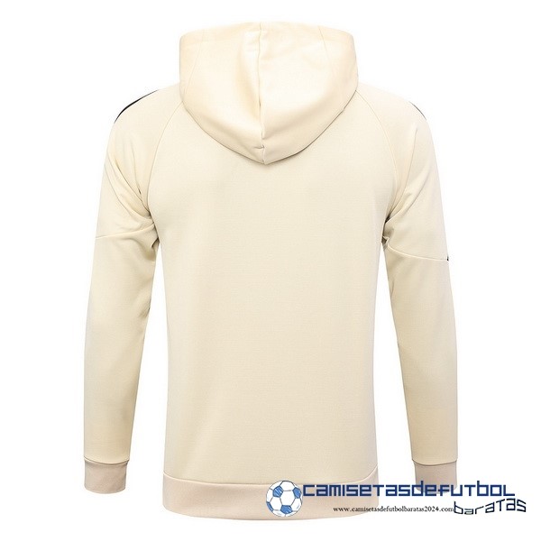 adidas Chaqueta Con Capucha Manchester United Equipación 2023 2024 Amarillo - Image 2