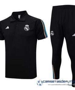 adidas Conjunto Completo Polo Real Madrid  Equipación 2023 2024 Negro