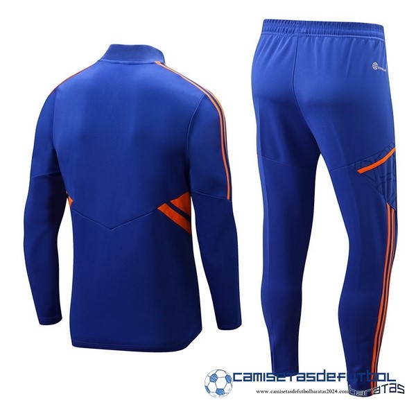 adidas Conjunto Completo Sudadera Entrenamiento Lyon 2022 Equipación 2023 Azul Rojo - Image 2