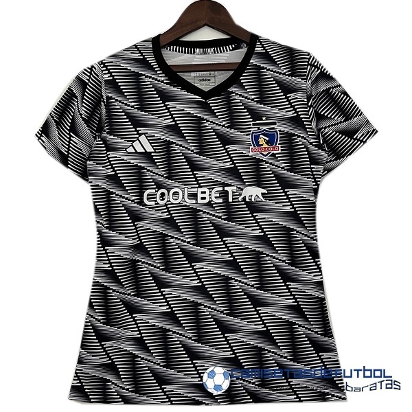adidas Cuarta Camiseta Mujer Colo Colo Equipación 2023 2024 Negro