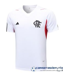 adidas Entrenamiento Flamengo Equipación 2023 2024 Blanco Rojo