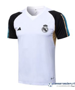 adidas Entrenamiento Real Madrid  Equipación 2023 2024 Blanco Amarillo Negro
