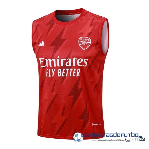 adidas Entrenamiento Sin Mangas Arsenal Equipación 2023 2024 Rojo Blanco