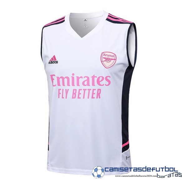 adidas Entrenamiento Sin Mangas Arsenal Equipación 2023 2024 Blanco Rosa