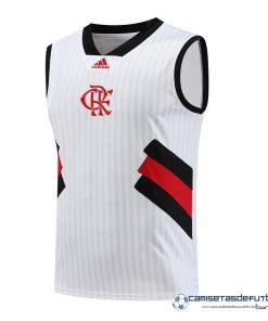 adidas Entrenamiento Sin Mangas Flamengo Equipación 2023 2024 Blanco Negro