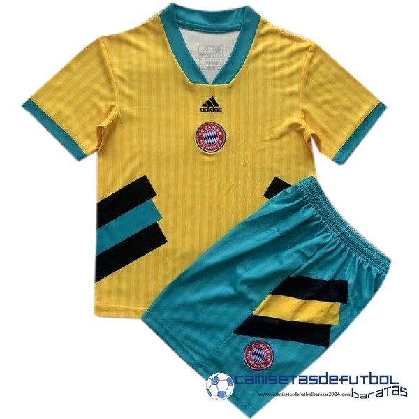 adidas Especial Conjunto De Hombre Bayern Múnich Equipación 2023 2024 Amarillo Verde