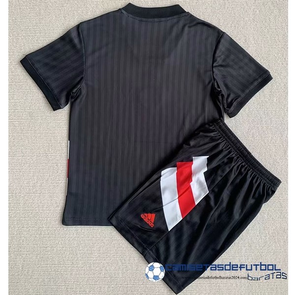 adidas Especial Conjunto De Niños Manchester United Equipación 2023 2024 Negro - Image 2