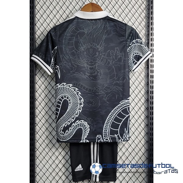 adidas Especial Conjunto De Niños Real Madrid Equipación 2023 2024 Negro - Image 2