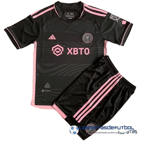 adidas NO.10 Messi Segunda Conjunto De Niños Inter Miami Equipación 2023 2024 Negro - Image 2