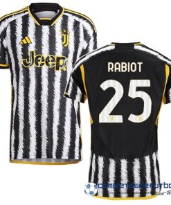 adidas NO.25 Rabiot Tailandia Casa Jugadores Camiseta Juventus  Equipación 2023 2024 Amarillo Negro