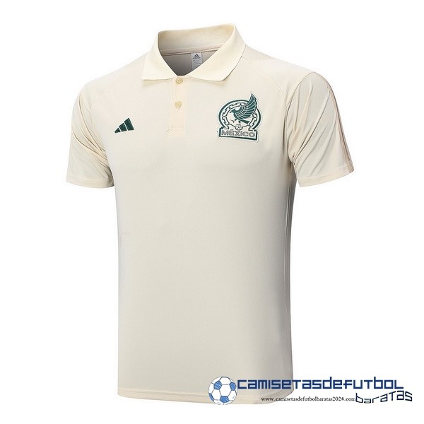 adidas Polo México Equipación 2023 Amarillo