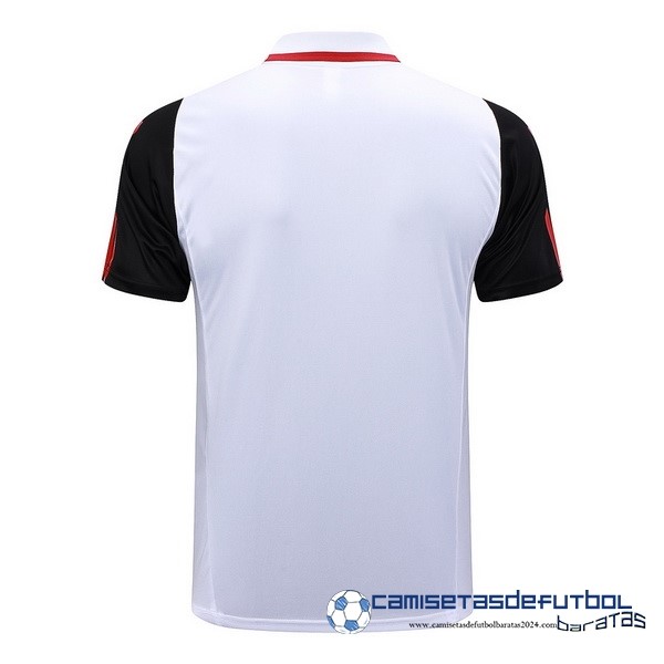 adidas Polo Manchester United Equipación 2023 2024 Blanco Negro Rojo - Image 2