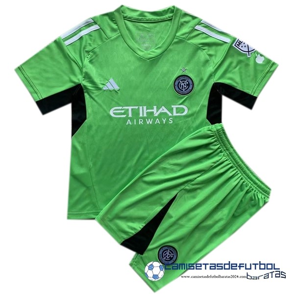 adidas Portero Conjunto De Hombre New York City Equipación 2023 2024 Verde
