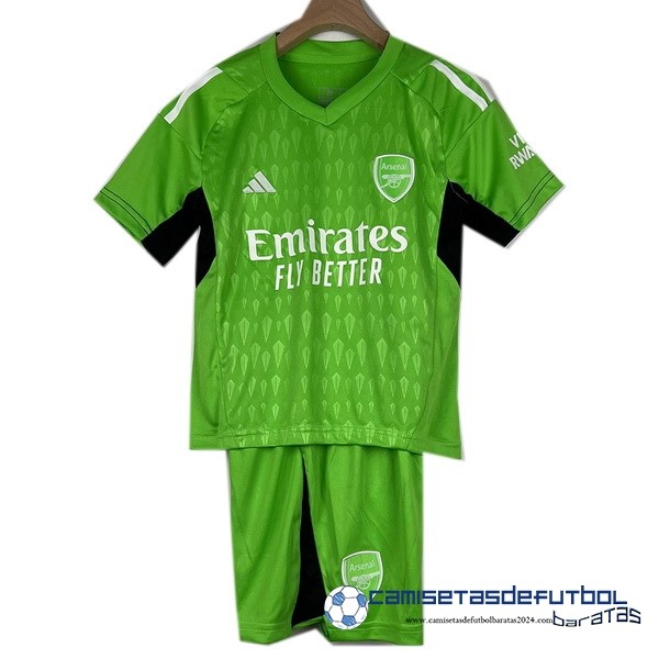 adidas Portero Conjunto De Niños Arsenal Equipación 2023 2024 Verde
