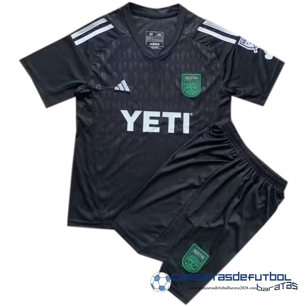 adidas Portero Conjunto De Niños Austin Equipación 2023 2024 Negro