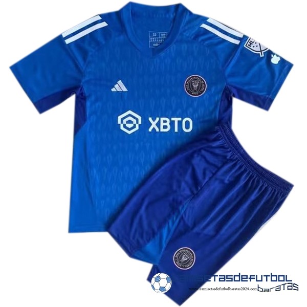adidas Portero Conjunto De Niños Inter Miami  Equipación 2023 2024 Azul