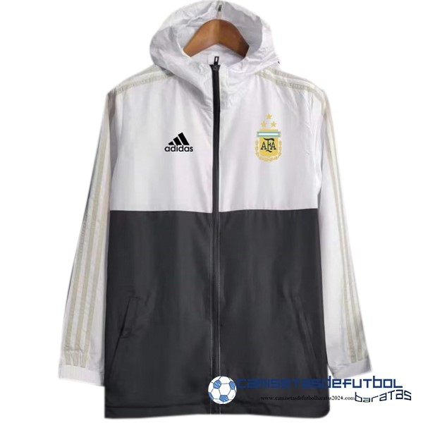 adidas Rompevientos Argentina Equipación 2023 Blanco Negro