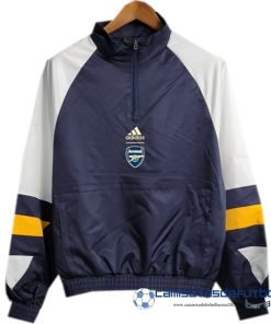 adidas Rompevientos Arsenal Equipación 2023 2024 Azul Marino Blanco