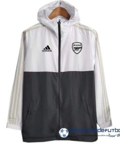 adidas Rompevientos Arsenal Equipación 2023 2024 Blanco Negro