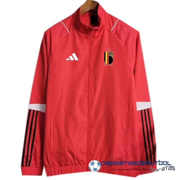 adidas Rompevientos Bélgica Equipación 2023 Rojo