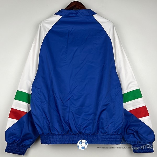 adidas Rompevientos Bayern Múnich Equipación 2023 2024 Azul Blanco - Image 2