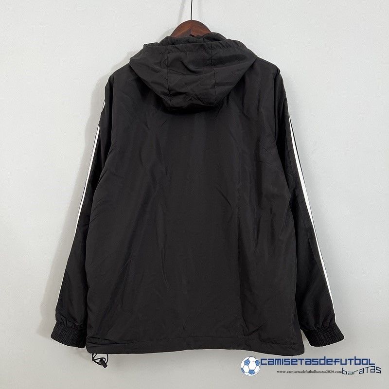 adidas Rompevientos Flamengo Equipación 2023 2024 Negro I Blanco - Image 2