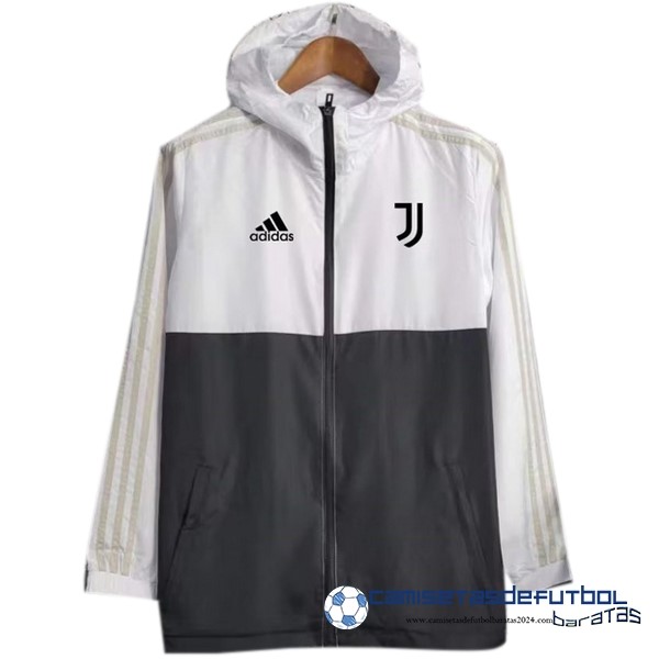 adidas Rompevientos Juventus Equipación 2023 2024 Blanco Negro