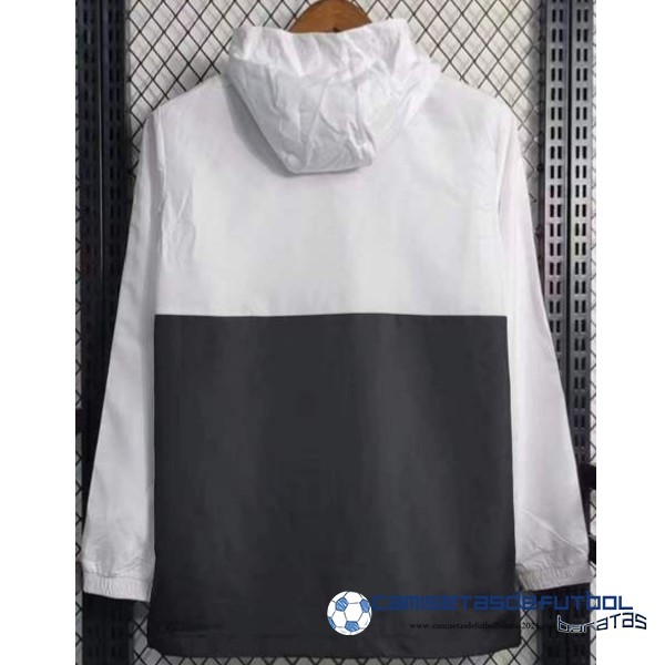 adidas Rompevientos Juventus Equipación 2023 2024 Blanco Negro - Image 2