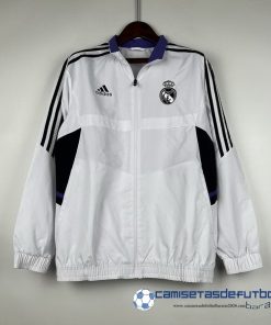 adidas Rompevientos Real Madrid  Equipación 2023 2024 Blanco Purpura