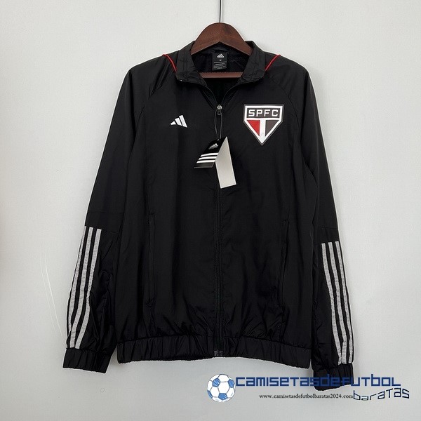 adidas Rompevientos São Paulo Equipación 2023 2024 Negro
