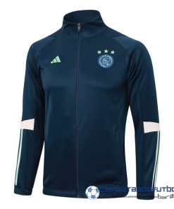 adidas Ropa Deportiva Con Cremallera Larga Ajax Equipación 2023 2024 Azul Marino Rosa