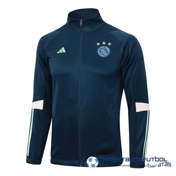 adidas Ropa Deportiva Con Cremallera Larga Ajax Equipación 2023 2024 Azul Marino Rosa