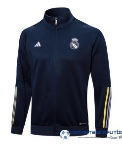 adidas Ropa Deportiva Con Cremallera Larga Real Madrid Equipación 2023 2024 Azul Marino Amarillo