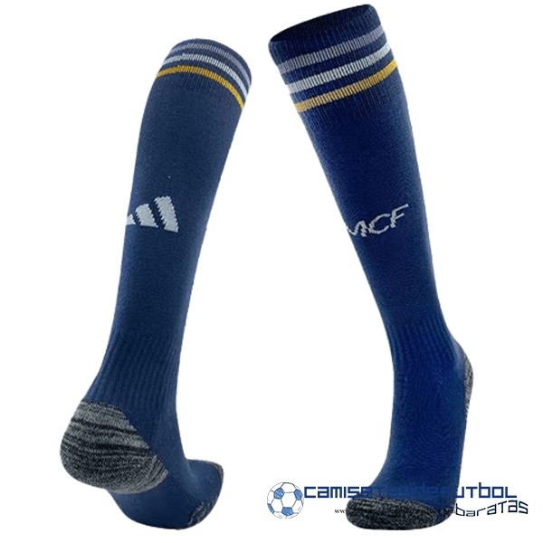adidas Segunda Calcetines Niños Real Madrid Niños  Equipación 2023 2024 Azul