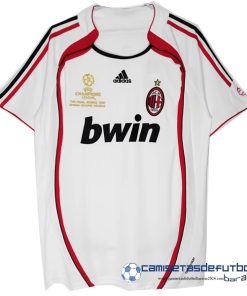adidas Segunda Camiseta AC Milan Retro 2006 2007 Blanco Rojo