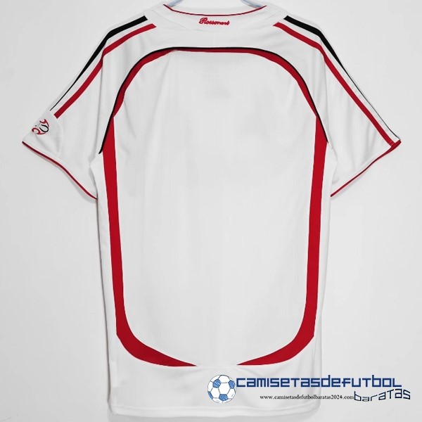 adidas Segunda Camiseta AC Milan Retro 2006 2007 Blanco Rojo - Image 2