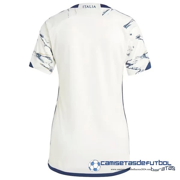 adidas Segunda Camiseta Mujer Italia Equipación 2023 Blanco - Image 2