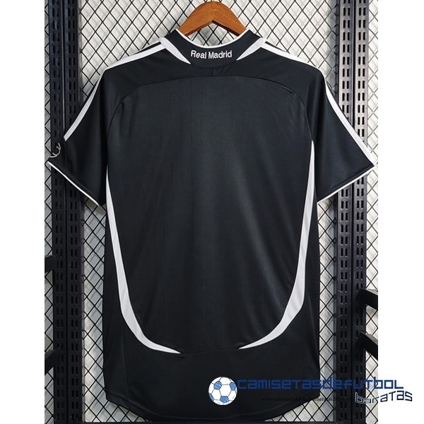 adidas Segunda Camiseta Real Madrid Retro Equipación 2006 2007 Negro - Image 2