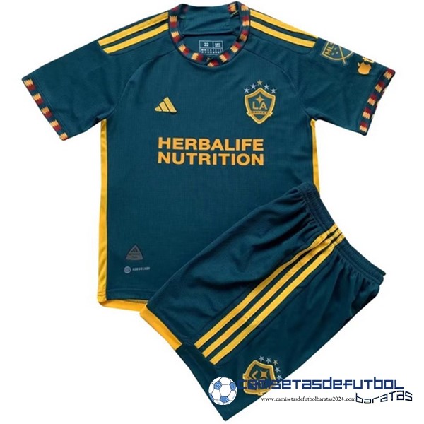 adidas Segunda Conjunto De Hombre Los Angeles Galaxy Equipación 2023 2024 Verde