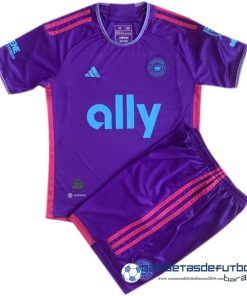 adidas Segunda Conjunto De Niños Charlotte Equipación 2023 2024 Purpura