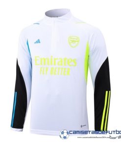adidas Sudadera Entrenamiento Arsenal Equipación 2023 2024 Blanco Negro Amarillo