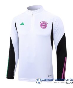 adidas Sudadera Entrenamiento Bayern Múnich Equipación 2023 2024 Blanco Negro Purpura