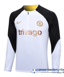 adidas Sudadera Entrenamiento Chelsea Equipación 2023 2024 Blanco Negro
