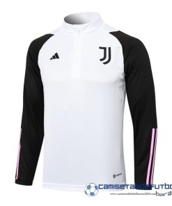 adidas Sudadera Entrenamiento Juventus Equipación 2023 2024 Blanco Negro Rosa