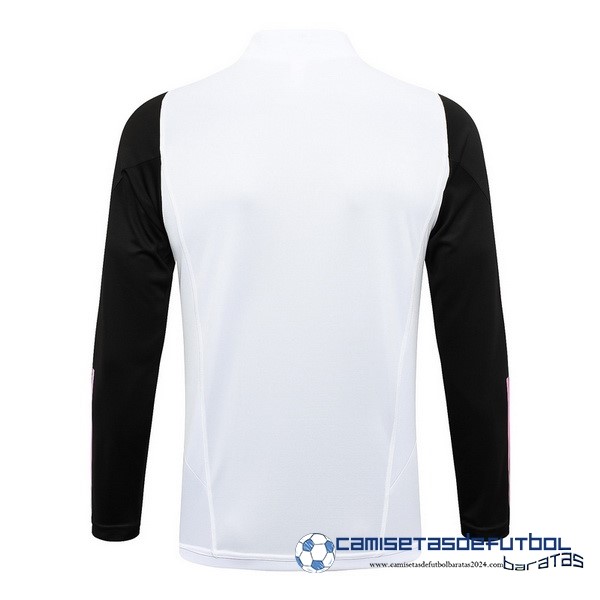 adidas Sudadera Entrenamiento Juventus Equipación 2023 2024 Blanco Negro Rosa - Image 2