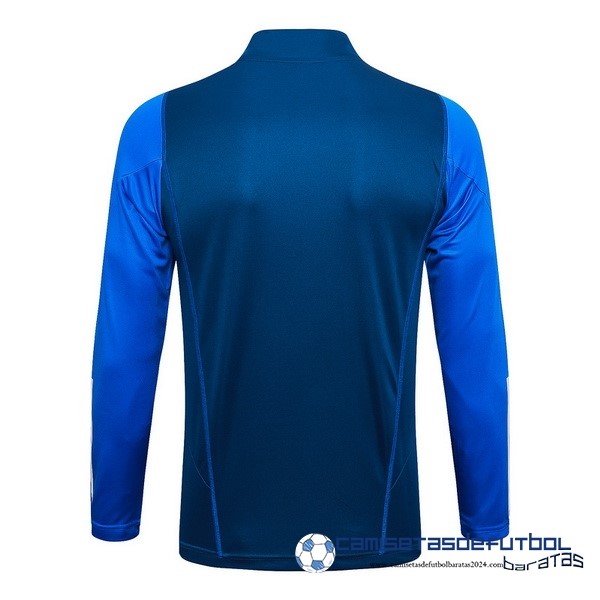 adidas Sudadera Entrenamiento Manchester United Equipación 2023 2024 Azul Blanco - Image 2