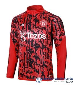 adidas Sudadera Entrenamiento Manchester United Equipación 2023 2024 Rojo Negro