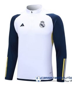adidas Sudadera Entrenamiento Real Madrid  Equipación 2023 2024 Blanco