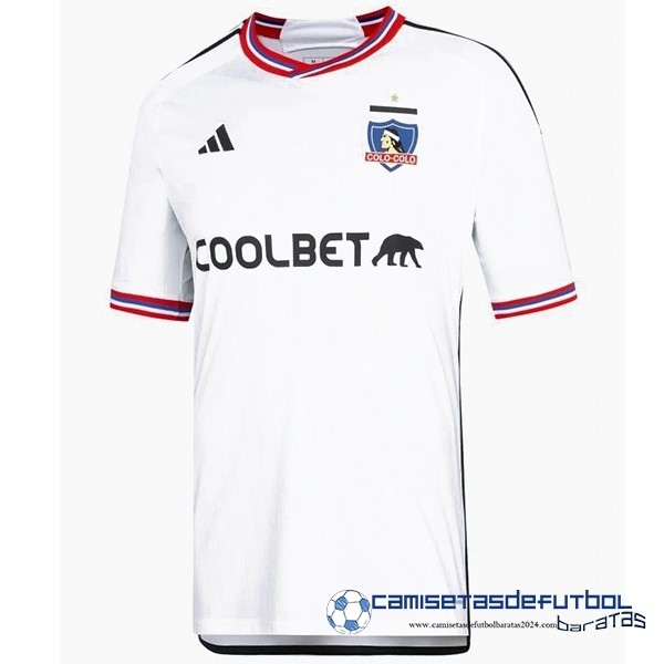 adidas Tailandia Casa Camiseta Colo Colo Equipación 2023 2024 Blanco